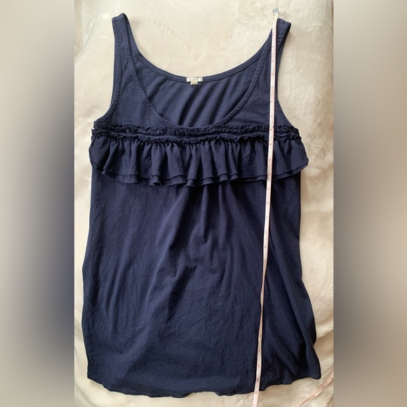 Women's J.Crew Ruffle Tank Top - Picture 6 of 7